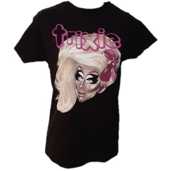 *NEW* TRIXIE MATTEL Black T-shirt size XS Rupaul Drag Race Drag Queen Hot Topic - Picture 1 of 3